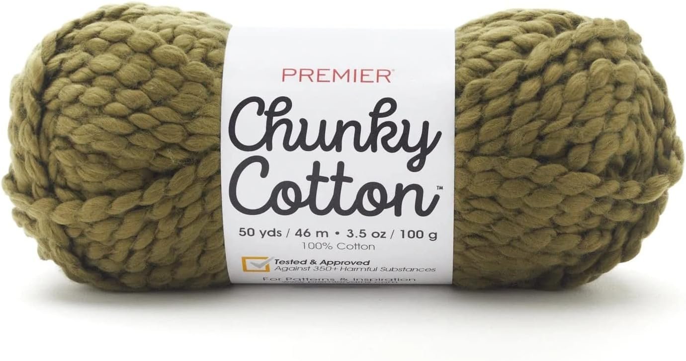 Premier Chunky Cotton, 100% Cotton, Super Bulky, Macrame, Home Decor, Machine Washable