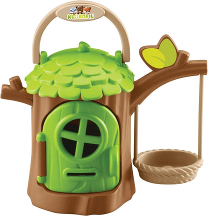 Fat Brain Toys Timber Tots Tree Hut - Classic Imaginative Play for Ages 2+