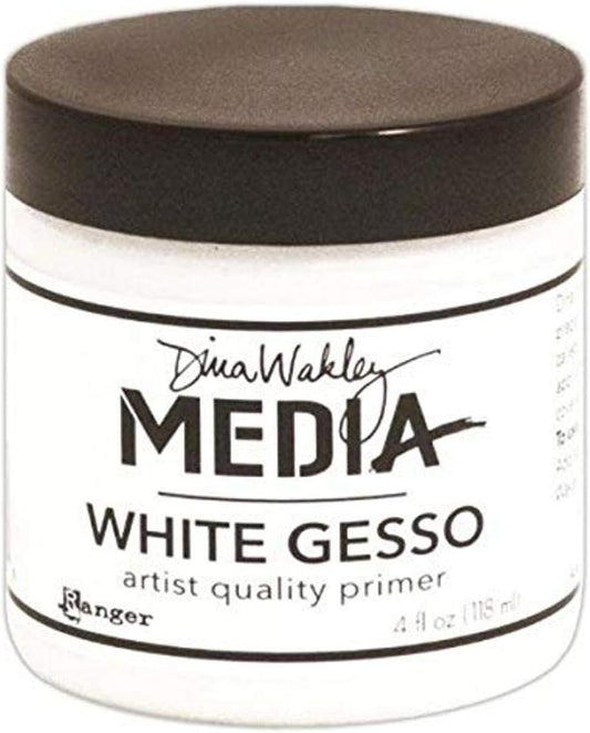 Ranger Dina Wakley Media Gesso 4oz Jar, White