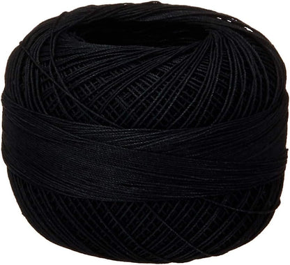 Handy Hands Lizbeth Size 80 HH80604 Cotton Thread, Black