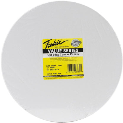 Tara Fredrix Round Cut Edge Canvas Panel 6/Pkg