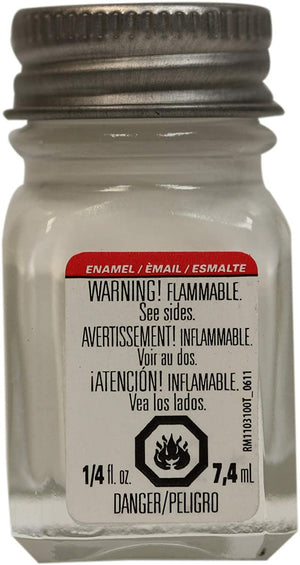 Testors Enamel Paint .25oz-White Gloss