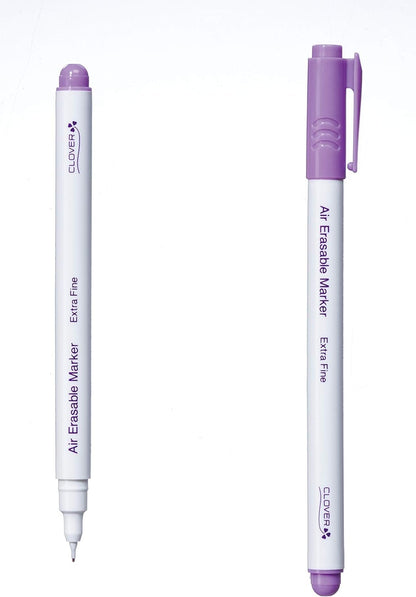 Clover 5030 Extra Fine Air Erasable Marker, Purple, 1 Count (Pack of 1)