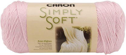 Spinrite Simply Soft Solids Yarn-Soft Pink
