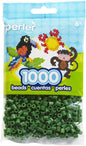 Perler Beads Fuse Beads for Crafts, 1000pcs, Dark Green