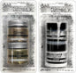 Ranger - Tim Holtz Distress Holiday Sparkle Set & Holiday Texture Set - 4 Jars - Two Set Bundle, red green