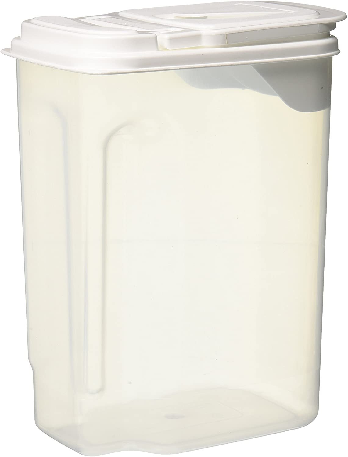 Buddeez 506099 136 3.75qt Bag-In All-Purpose Dispenser with Handle, 9.25" x 6.25" x 4.25", Clear