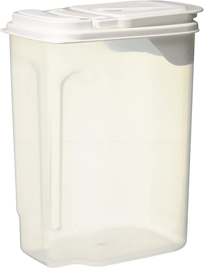 Buddeez 506099 136 3.75qt Bag-In All-Purpose Dispenser with Handle, 9.25" x 6.25" x 4.25", Clear