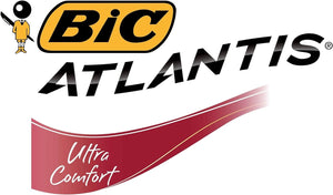 BIC Atlantis Ultra Comfort Ballpoint Pens, Assorted Barrels, 6 Count (Pack of 1)