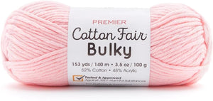 Premier Cotton Fair Bulky, Cotton Acrylic Blend, Bulky Weight 2081-03 Daffodil