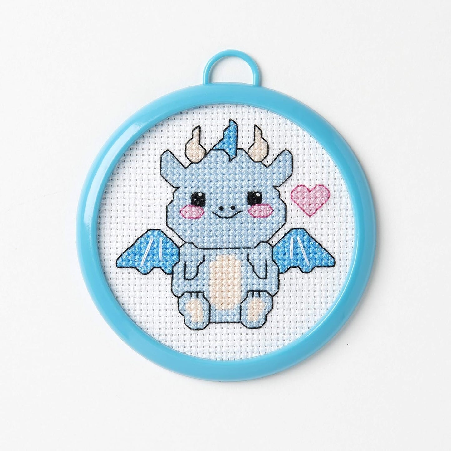 Bucilla 47900E My 1st Stitch Counted Cross Stitch Kit, 3", Dragon