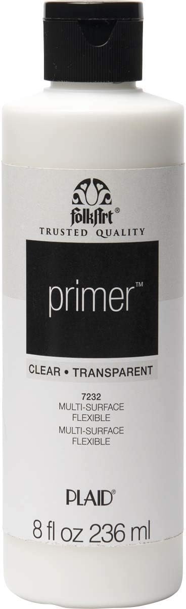 FolkArt, Clear Primer, 8 oz, 8 Fl Oz (Pack of 1)