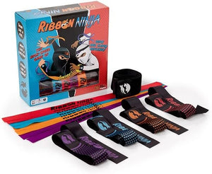 Fat Brain Toys Ribbon Ninja - Active, Ribbon-Snatching Party Game, Kids & Teens