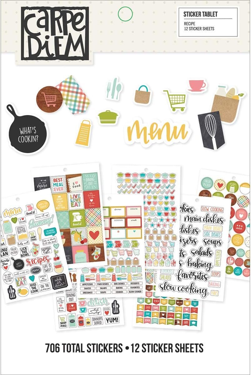 Simple Stories Recipe Sticker Tablet