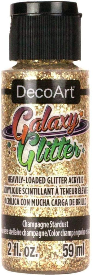 Deco Art DecoArt Galaxy Glitter Acrylic Paint 2oz-Starburst-Champagne