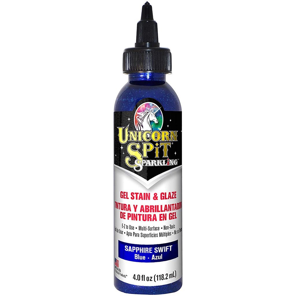 Unicorn Spit Sparkling Wood Stain & Glaze, 4oz. (6 Colors)
