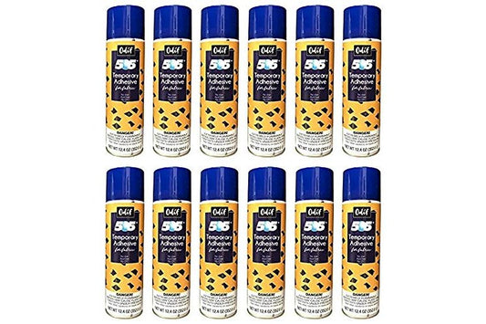 Odif USA 505 Spray and Fix Temporary Fabric Adhesive 12.4oz - Pack of 12