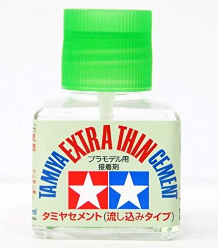 Tamiya 87038 Extra Thin Cement Glue Fine Tip 40ml - 2 Pack