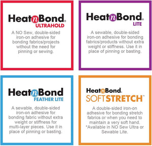 HeatnBond Lite Iron-On Adhesive, 17 Inches x 35 Yards