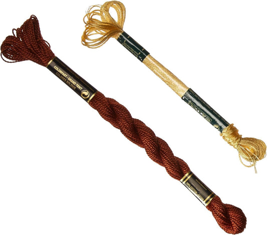 DMC 1008F-S744 Shiny Radiant Satin Floss, Grapefruit, 8.7-Yard