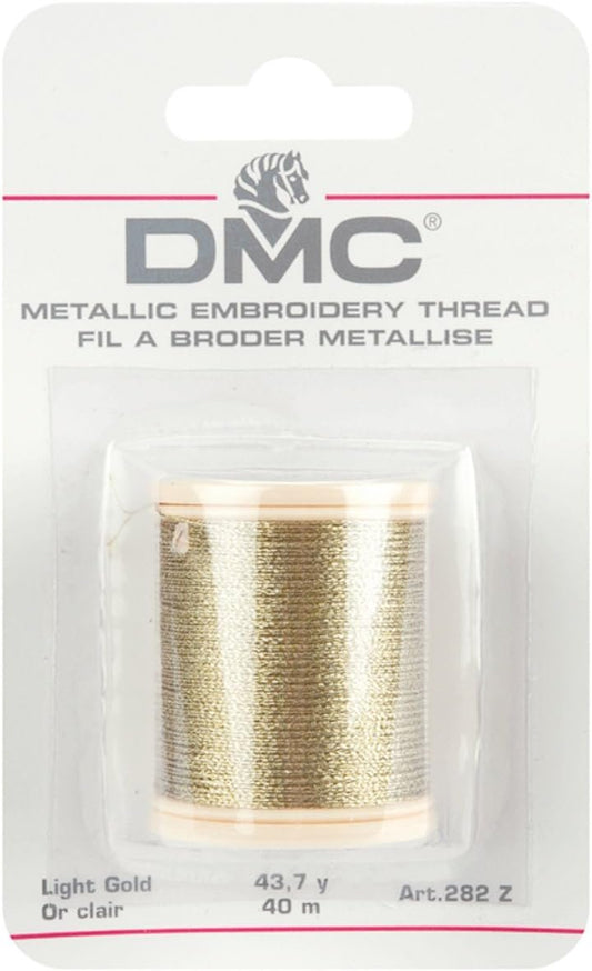 DMC Metallic Embroidery Thread (43.7 Yards) - in Your Choice of Colors