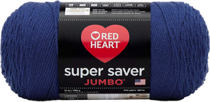 RED HEART Super Saver Jumbo E302C, Royal, 2232 Foot