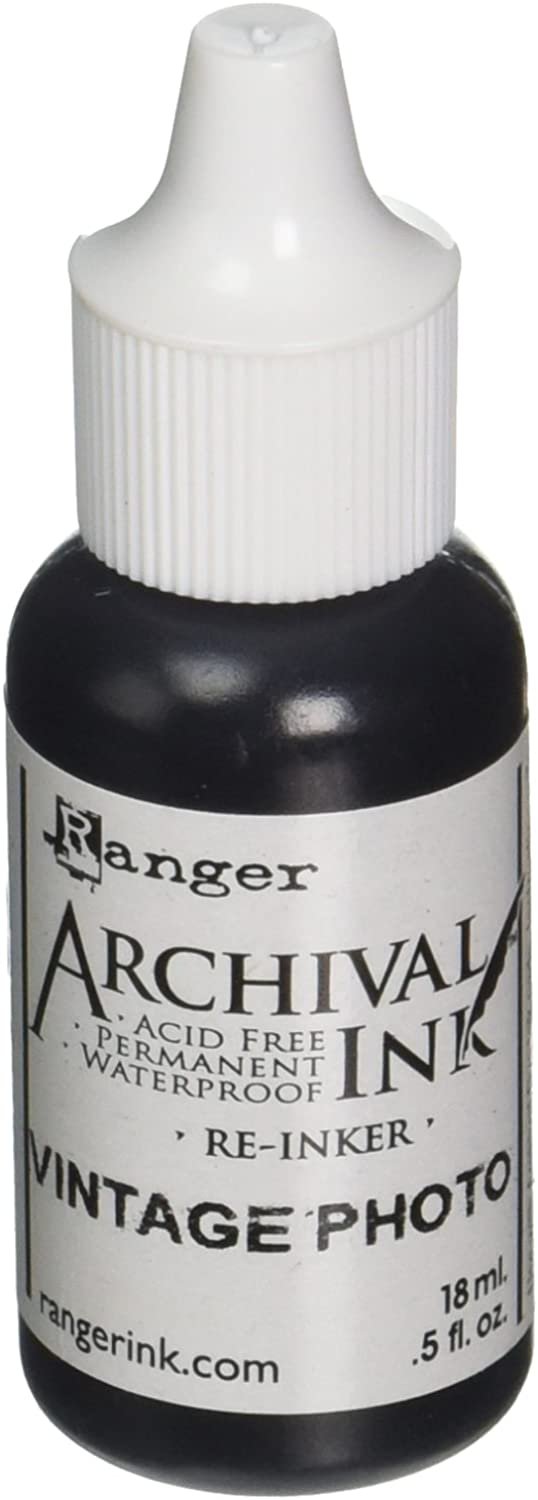 Ranger ARD51121 Designer Series Archival Re-Inkers, 5 oz, Vintage Photo