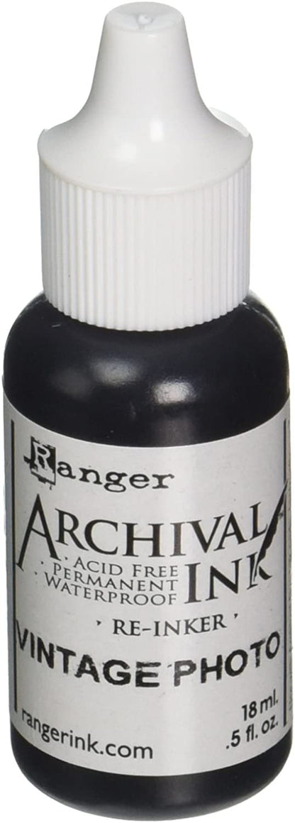 Ranger ARD51121 Designer Series Archival Re-Inkers, 5 oz, Vintage Photo