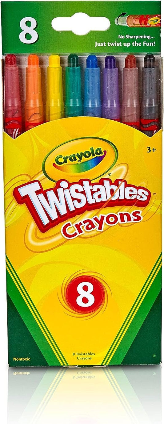 Crayola Twistables Crayons, School Supplies, 8ct