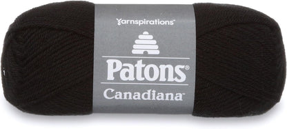 Patons Canadiana Yarn, Black