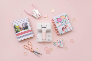 We R Memory Keepers, Circle Cinch Book Binding Machine, Pink, Easy to Use Design, Compatible with Disc Binding, Make Professional Books, Notebooks, Journals, Calendars and More