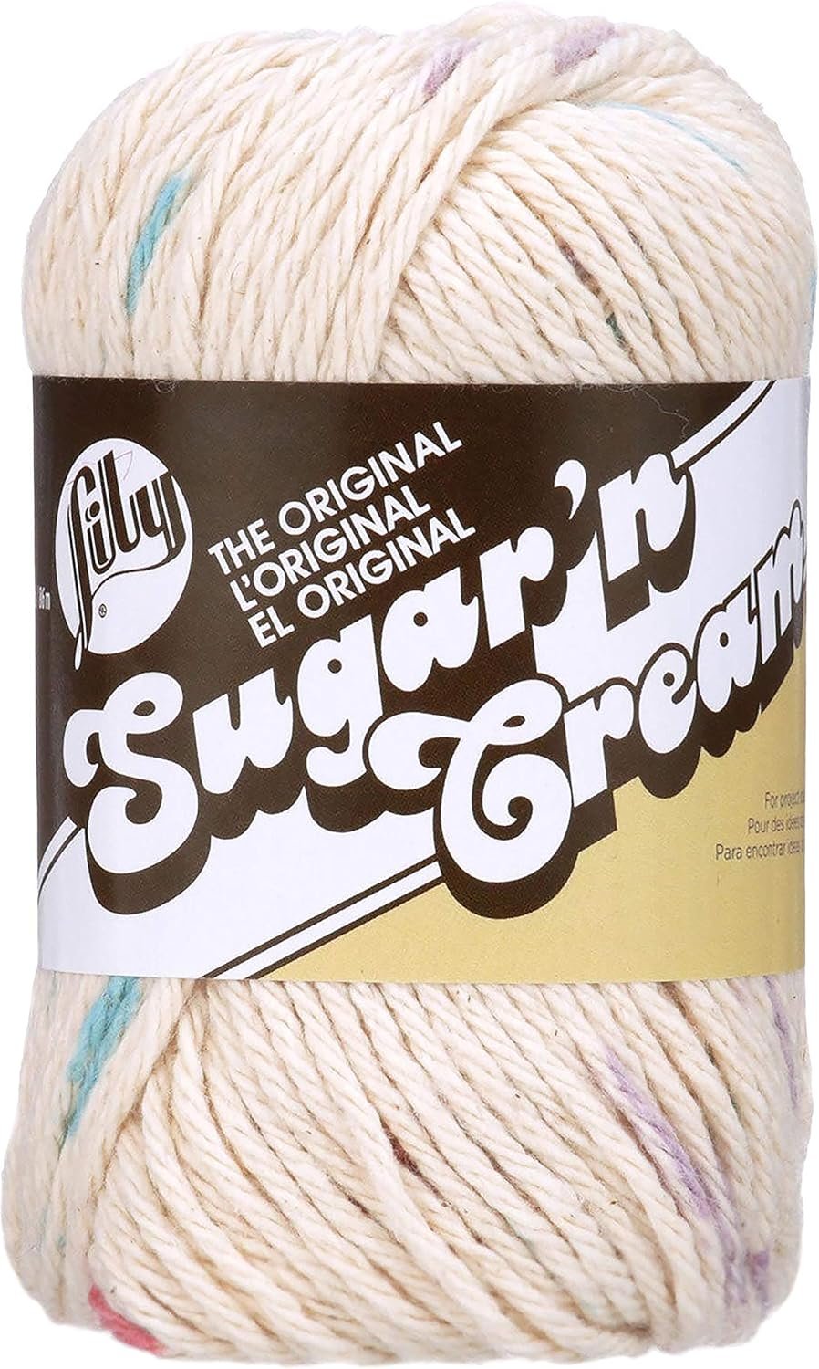 Lily Sugar 'N Cream Yarn, 2 Ounce, Potpourri Ombre