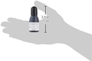 Tsukineko 1/2 Fluid Ounce VersaFine Pigment Inker, Onyx Black