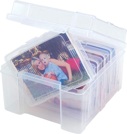 Storage Studios Photo Keeper, 5.25"X8"X7.5" Clear