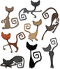 Sizzix Sizzx Thinlits Die Set 16PK Mischievous by Tim Holtz | 665996 | Chapter 3 2022, Multicolor