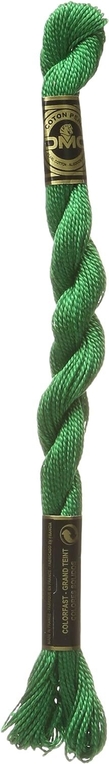 DMC 115 5-910 Pearl Cotton Thread, Dark Emerald Green, Size 5