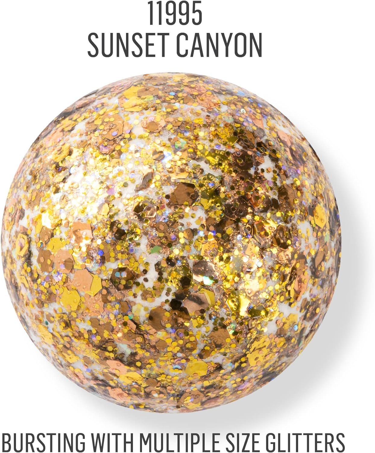 FolkArt Glitterific Pop Acrylic Craft Paint, Sunset Canyon 2 fl oz Premium Glitter Finish Paint, Perfect For Easy To Apply DIY Arts And Crafts, 11995
