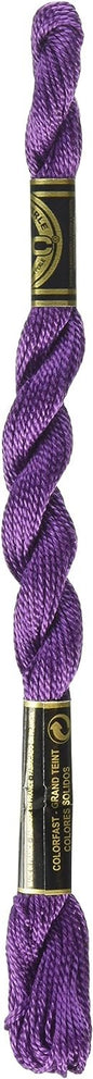 DMC 115 5-327 Pearl Cotton Thread, Dark Violet, Size 5
