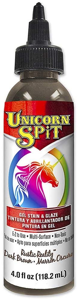 Unicorn SPiT 5770012 Gel Stain & Glaze, Rustic Reality, 4 Ounce Bottle