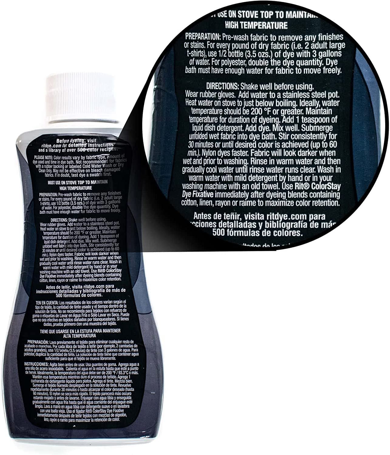 Synthetic RIT Dye Wide Selection of Colors + Color Fixative