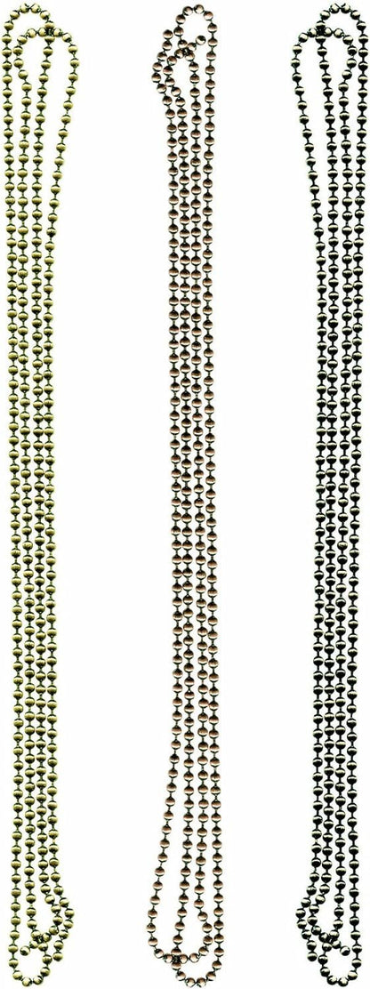 Metal Ball Chains with Connectors by Tim Holtz Idea-ology, 3 36-Inch Chains and 18 Connectors, Antique Finishes, TH92675