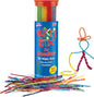 WikkiStix Sensory Fidget Toy, Arts and Crafts for Kids, Non-Toxic, Waxed Yarn, 6 inch, Reusable Molding and Sculpting Sticks, American, Assorted Colors, 24 Count (Pack of 1), Multi