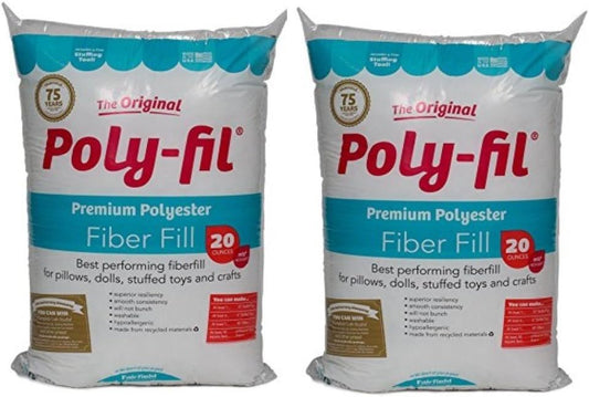Fairfield PF20B Poly-Fil Premium Fibre Fill, 20-Ounce