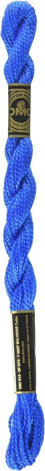 DMC 115 3-995 Pearl Cotton Thread, Dark Electric Blue, Size 3
