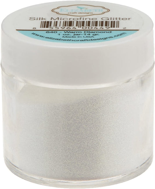 Elizabeth Crafts Silk Microfine Glitter 14 Grams-Warm Diamond