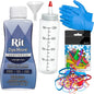Synthetic Rit Dye More Liquid Fabric Dye - Ultimate Synthetic Rit Dye Accessories Kit - Available in Multiple Colors - 7 Ounces - Midnight Navy