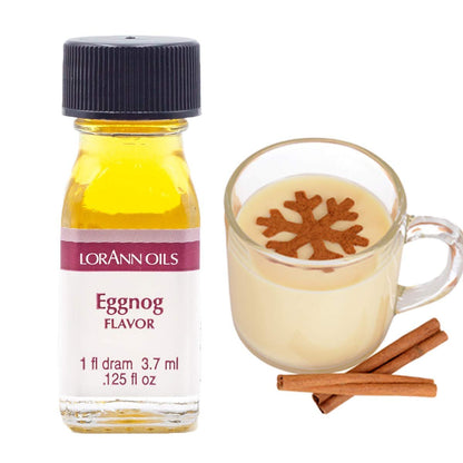 LorAnn Eggnog Super Strength Flavor, 1 dram bottle (.0125 fl oz - 3.7ml)