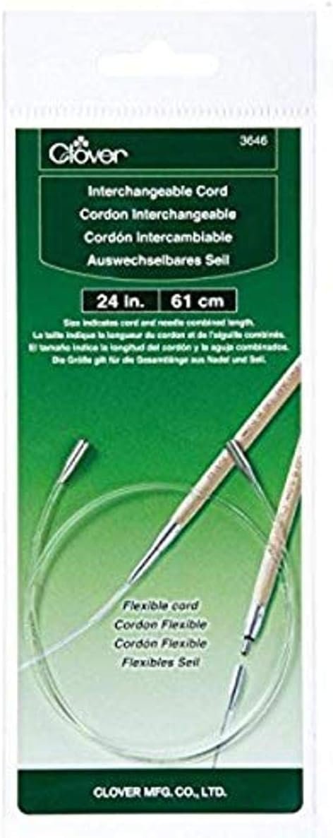 Clover Needlecraft Clover 3646 Needlecraft Interchangeable Cord, 24"