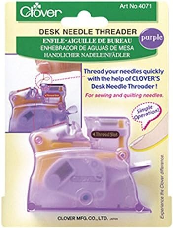 Clover Desk Needle Threader, Pink (4073)