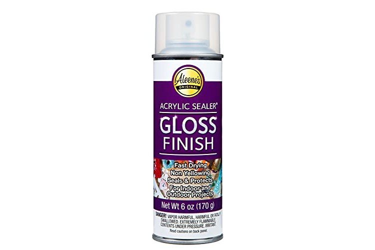 Aleene's 26412 Spray Gloss Finish, 6 Oz Acrylic Sealer, Original Version